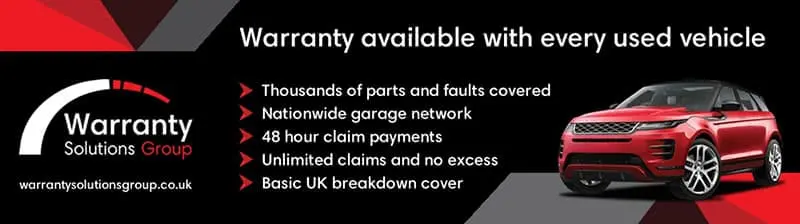 Warranty available with every vehicle